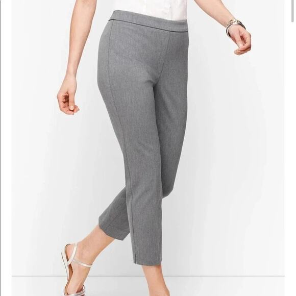 Talbot’s Women’s Chatham Crop Pants Size 8P in Gray New / NWT - Picture 1 of 9